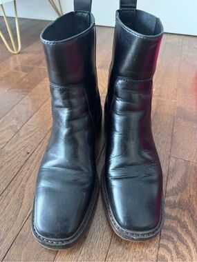 Tory Burch Black Leather Ankle Boots